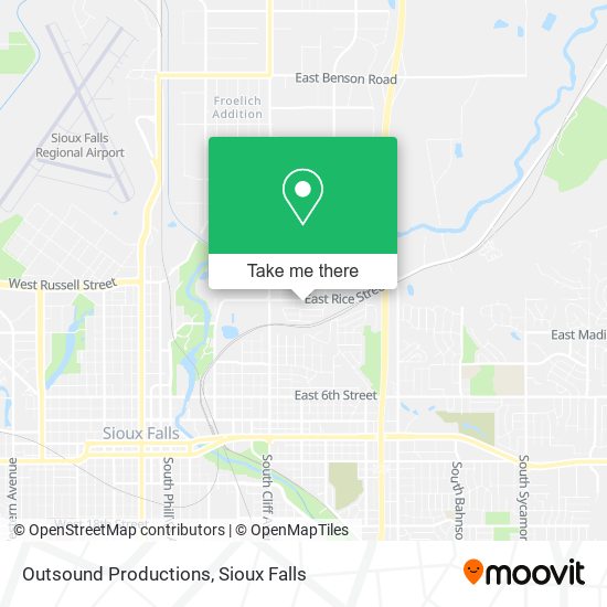 Outsound Productions map