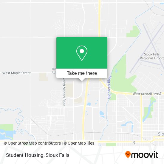 Student Housing map