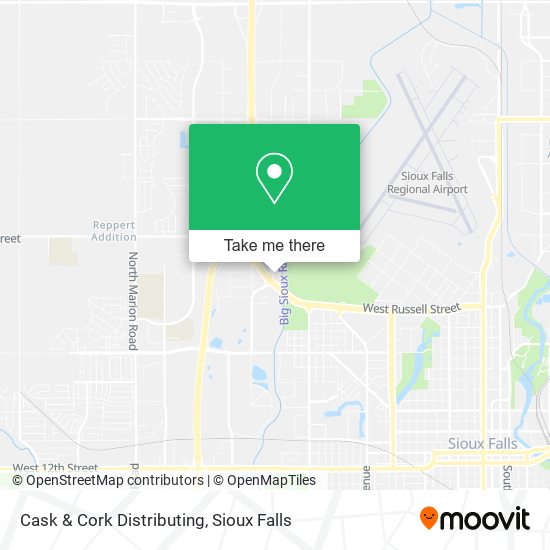 Mapa de Cask & Cork Distributing