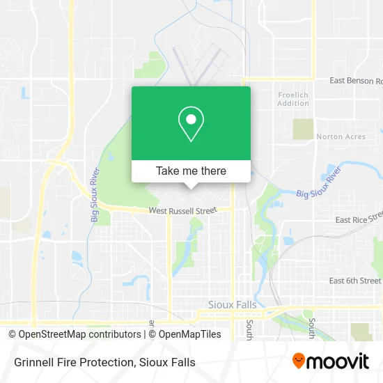 Grinnell Fire Protection map