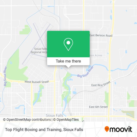 Mapa de Top Flight Boxing and Training