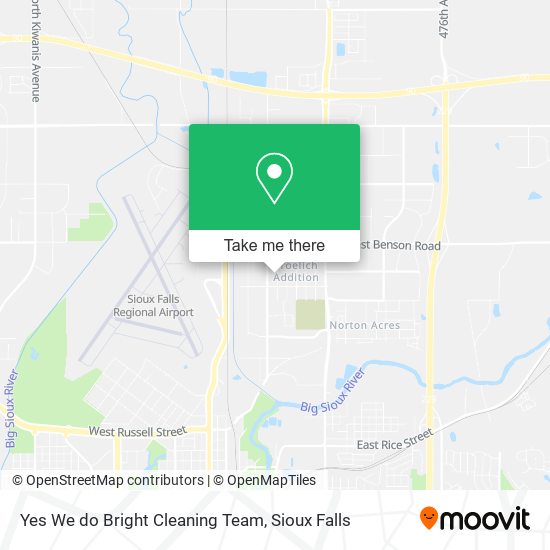 Mapa de Yes We do Bright Cleaning Team