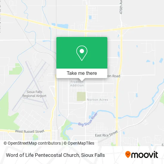 Mapa de Word of Life Pentecostal Church