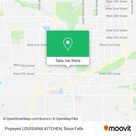 Popeyes LOUISIANA KITCHEN map