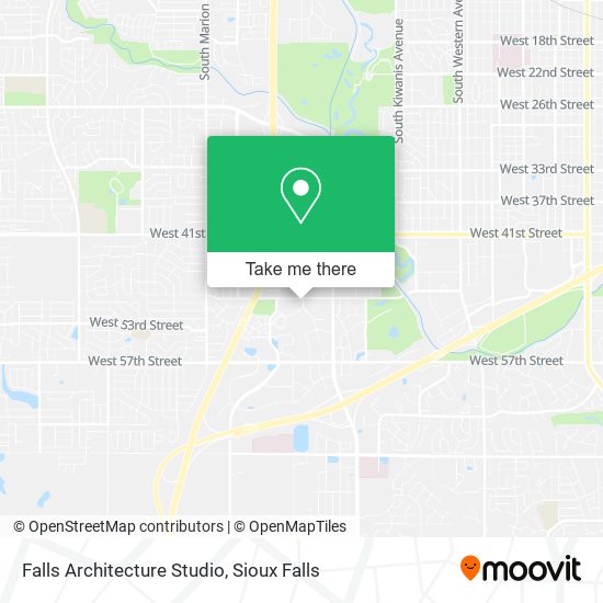 Falls Architecture Studio map