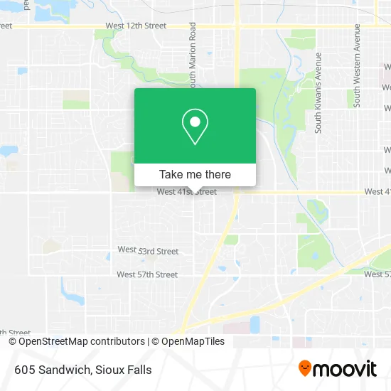 605 Sandwich map