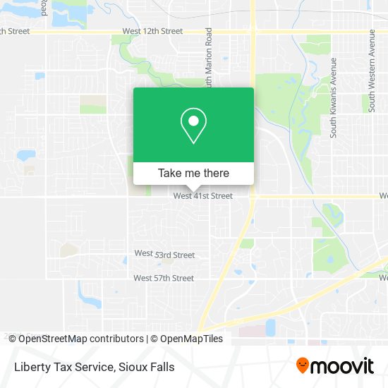 Liberty Tax Service map
