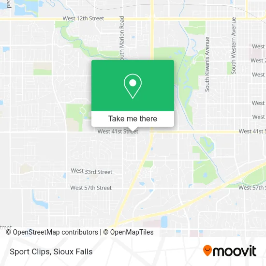 Sport Clips map