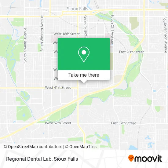 Mapa de Regional Dental Lab