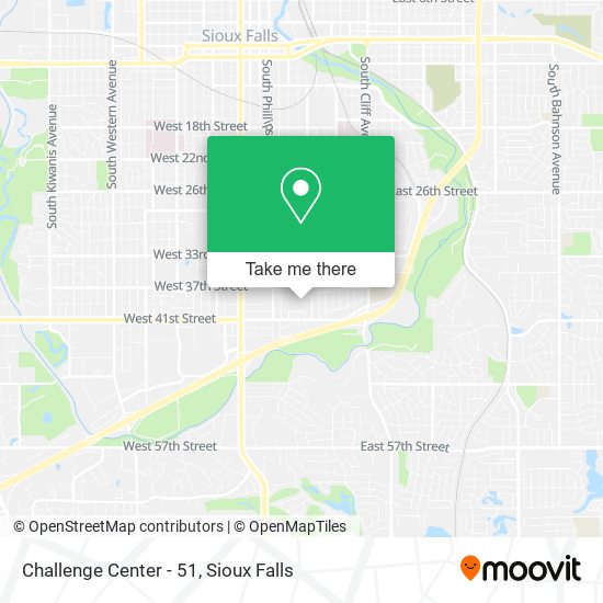 Mapa de Challenge Center - 51