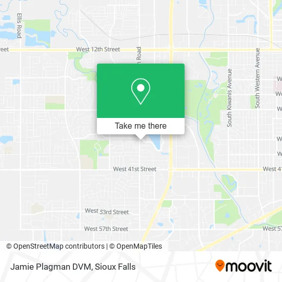 Jamie Plagman DVM map