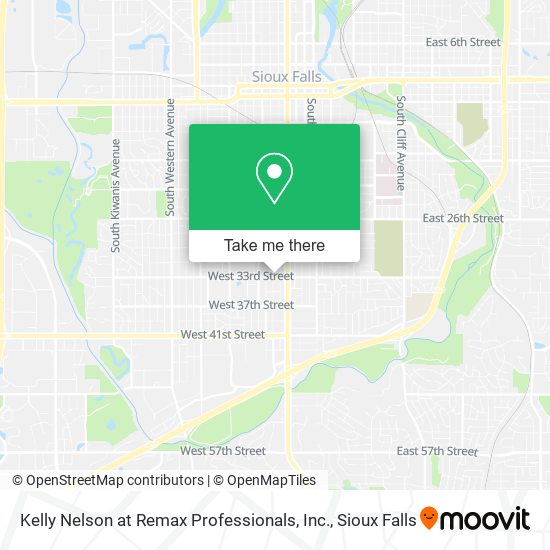 Mapa de Kelly Nelson at Remax Professionals, Inc.