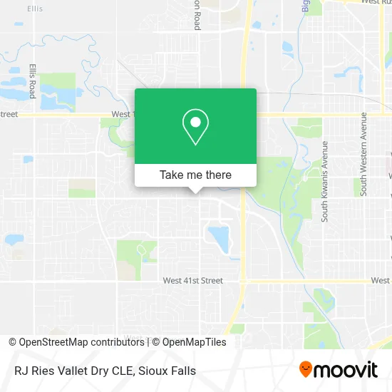 RJ Ries Vallet Dry CLE map