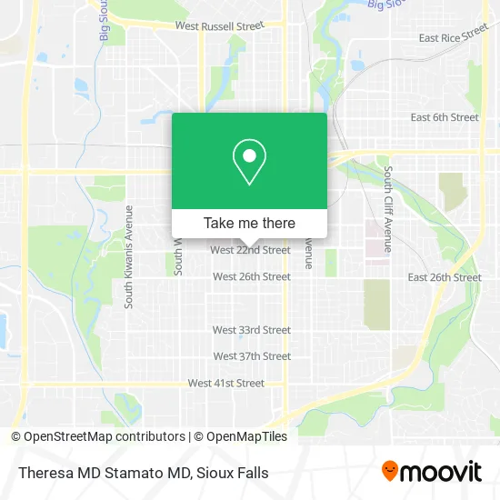 Mapa de Theresa MD Stamato MD