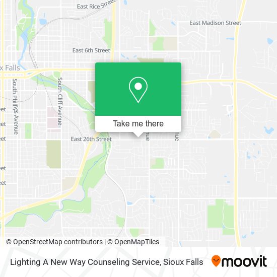 Mapa de Lighting A New Way Counseling Service