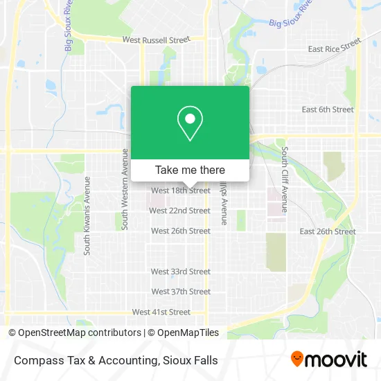 Mapa de Compass Tax & Accounting