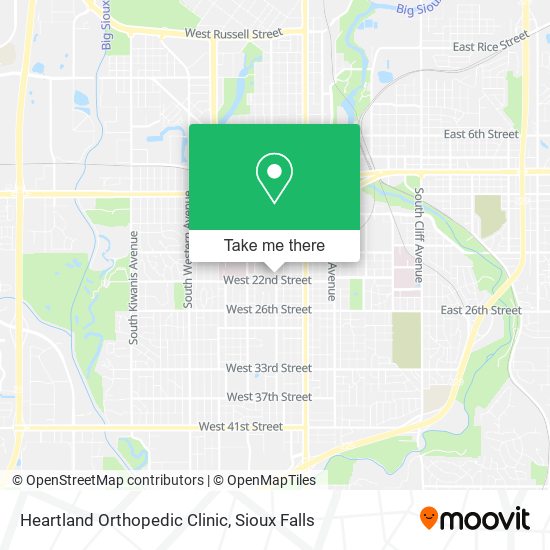 Heartland Orthopedic Clinic map