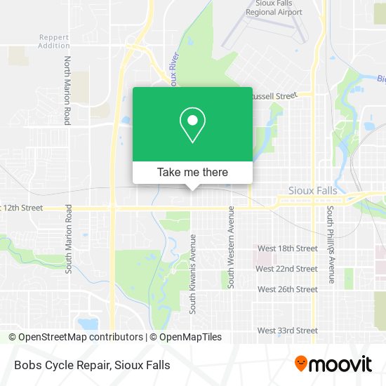 Bobs Cycle Repair map