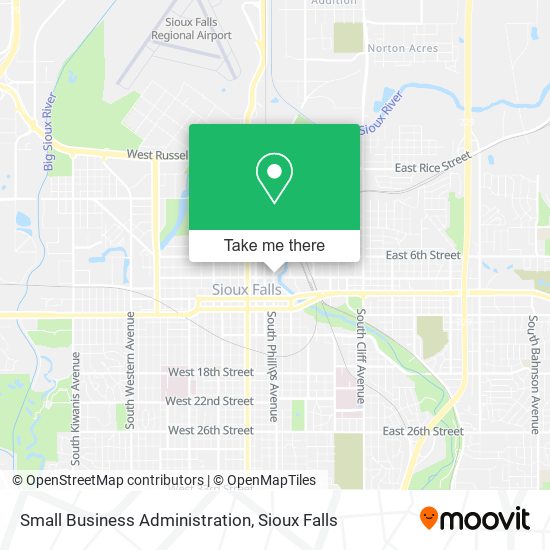 Small Business Administration map