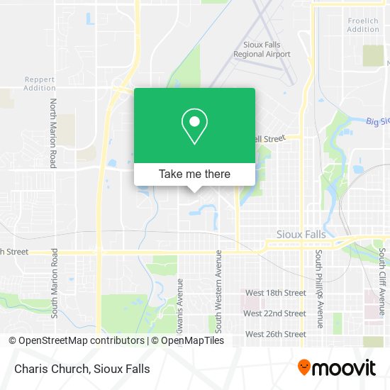 Mapa de Charis Church