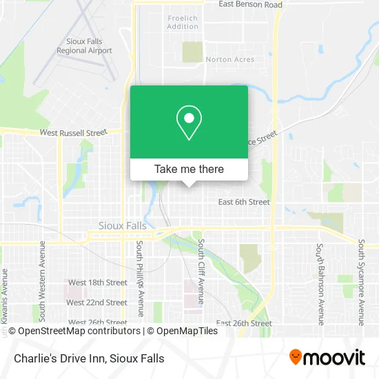 Mapa de Charlie's Drive Inn