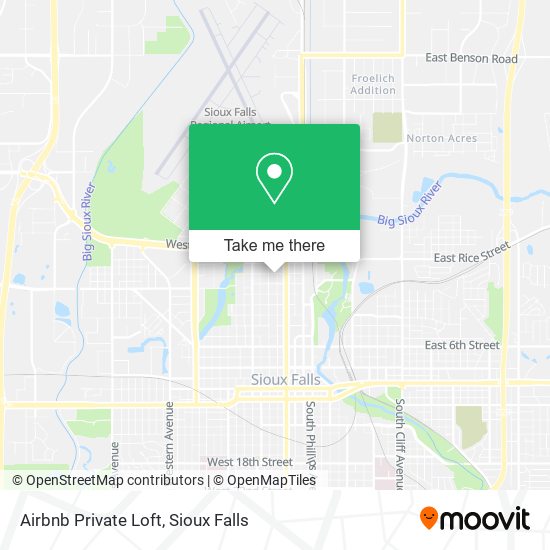 Airbnb Private Loft map