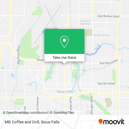 MB Coffee and Grill map