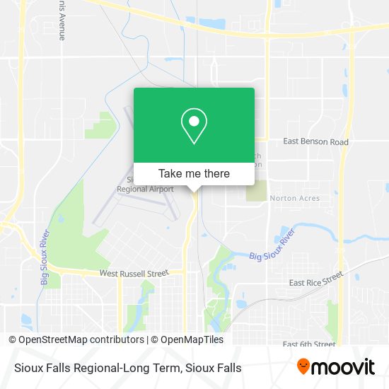 Sioux Falls Regional-Long Term map