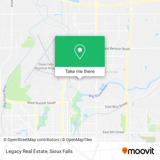 Mapa de Legacy Real Estate