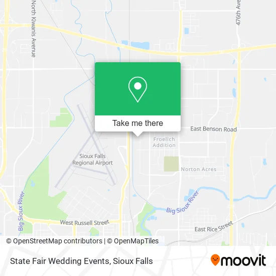State Fair Wedding Events map