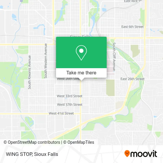 WING STOP map