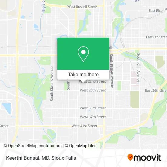 Mapa de Keerthi Bansal, MD