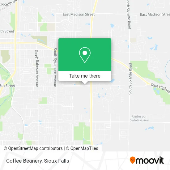 Coffee Beanery map