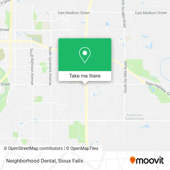 Neighborhood Dental map