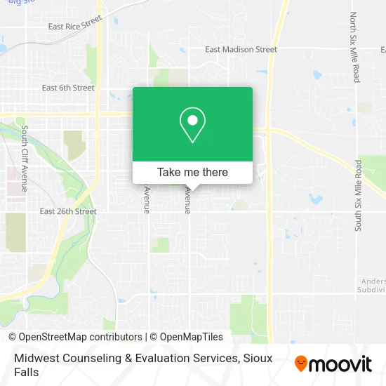 Mapa de Midwest Counseling & Evaluation Services