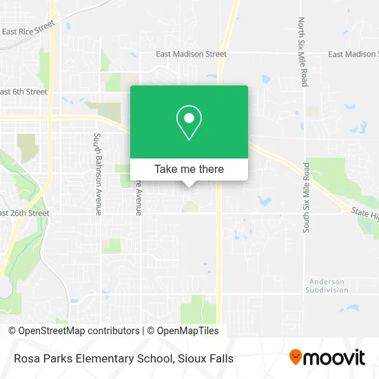 Rosa Parks Elementary School map