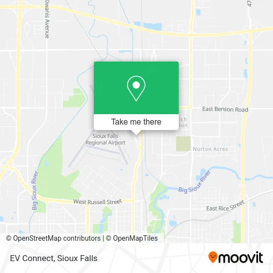 EV Connect map