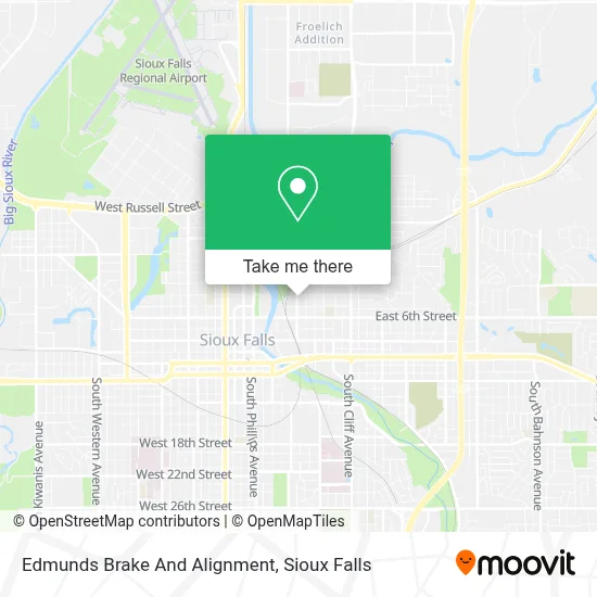 Edmunds Brake And Alignment map
