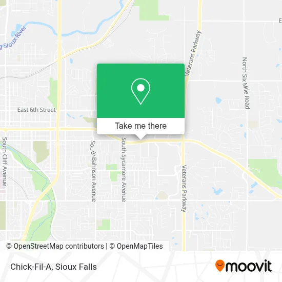 Chick-Fil-A map
