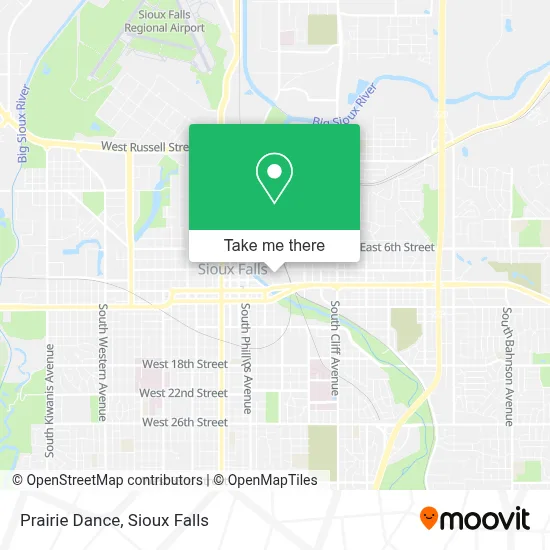 Prairie Dance map