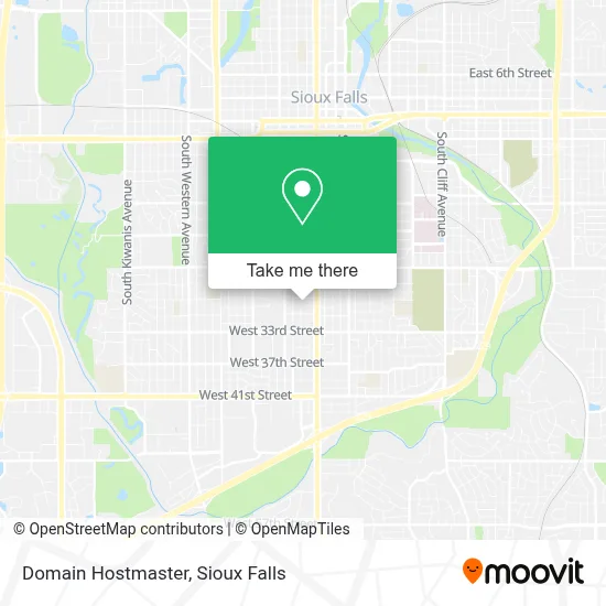 Domain Hostmaster map