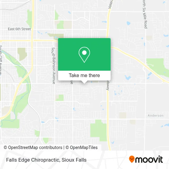 Falls Edge Chiropractic map