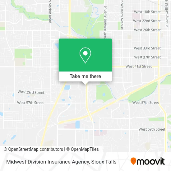 Midwest Division Insurance Agency map