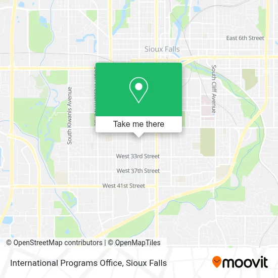 International Programs Office map