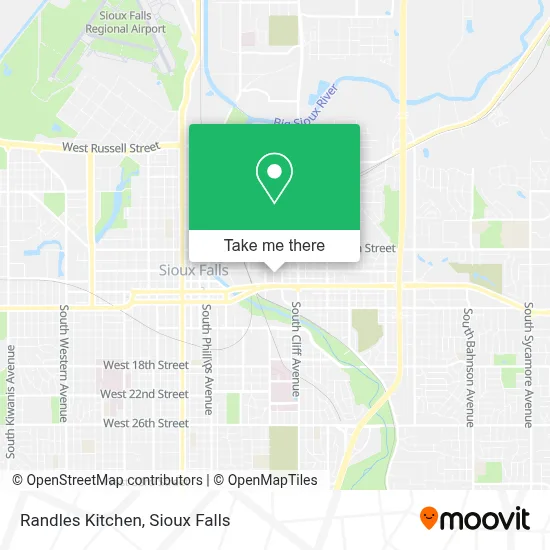 Randles Kitchen map