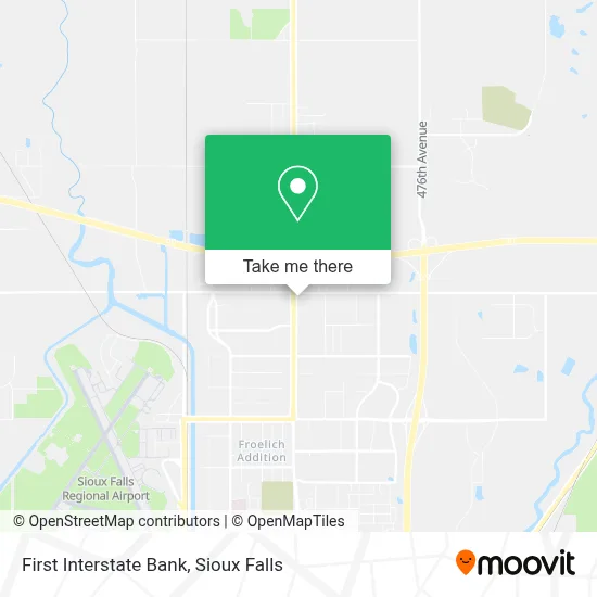First Interstate Bank map