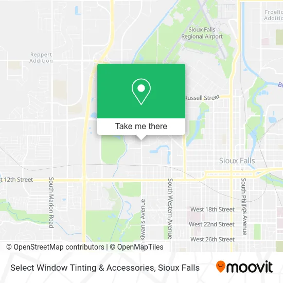 Select Window Tinting & Accessories map