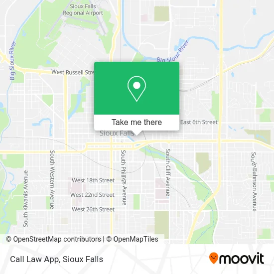 Call Law App map