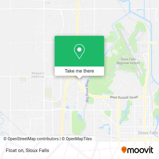 Float on map