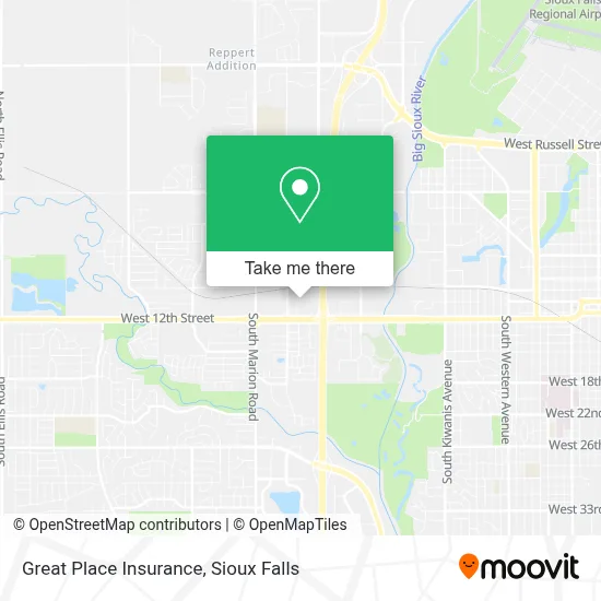 Great Place Insurance map